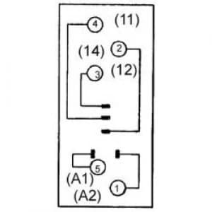 Relay socket Omron P2RF 05E Compatible wi
