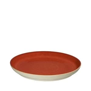 Denby Fire Linen Medium Coupe Plate