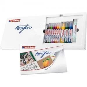 Edding 12S Acrylic Marker Easy Starter Set Creative 4-CS12B 10544ED