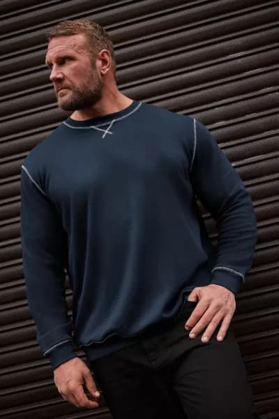 Contrast Stitch Sweatshirt