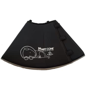 E-collar Comfy Cone Black M 20cm - Black - All Four Paws