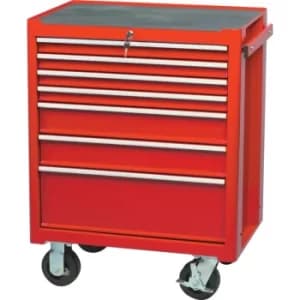 Red 7-Drawer Professional Roller Cabinet