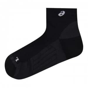 Asics Road Quarter Socks - Black