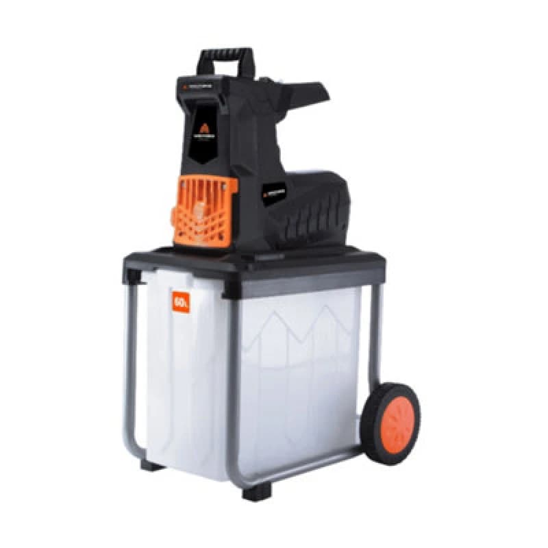 Yard Force 2800W Silent Garden Shredder With Reverse Function, 60L Collection Box & 45mm Capacity