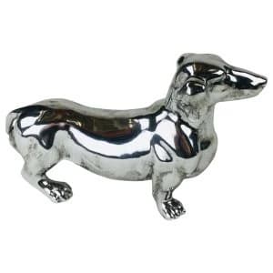 Silver Standing Sausage Dog