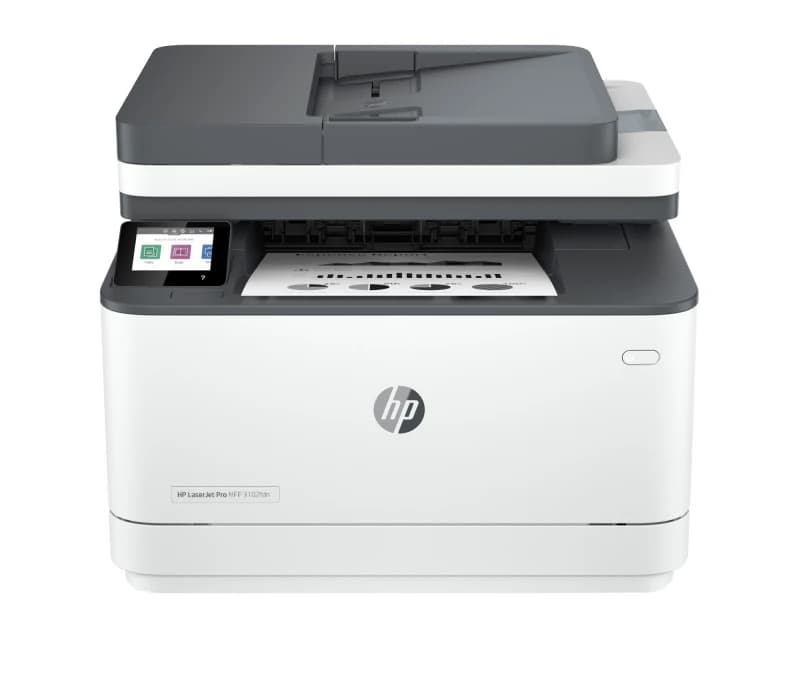 HP LaserJet Pro 3102fdn Multifunction Black and white Printer. Etherne
