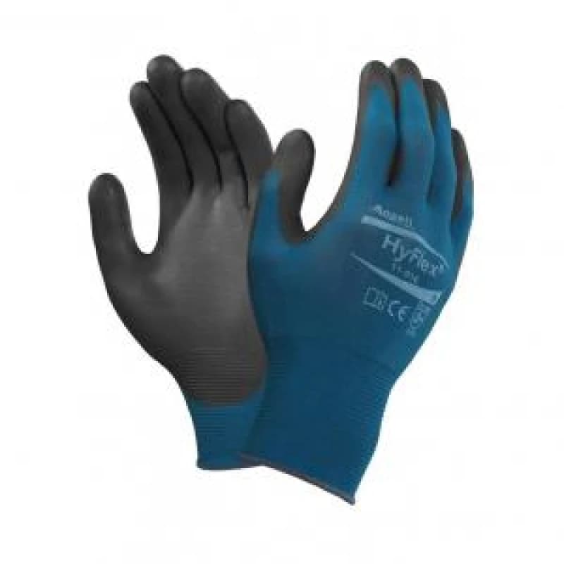 Ansell Hyflex 11 - 616 Glove Blue M (Pair)
