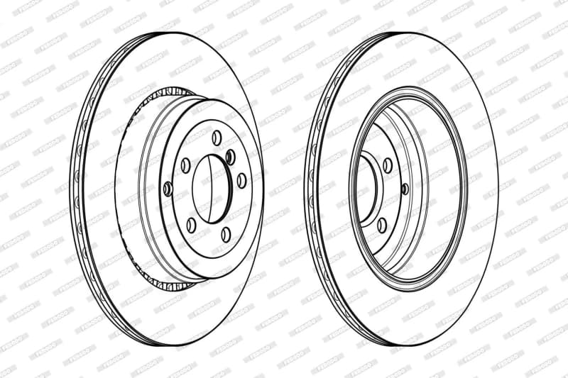 Brake disc FERODO DDF2085C-1