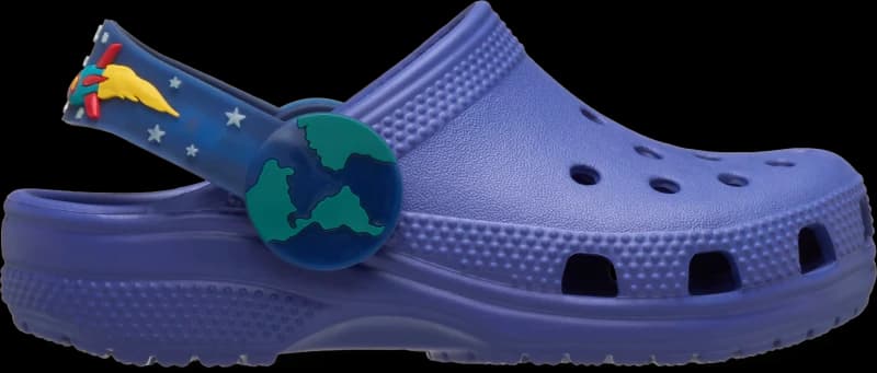 Crocs Kids Toddler Classic Imagination Lights Backstrap Clogs Sapphire C8