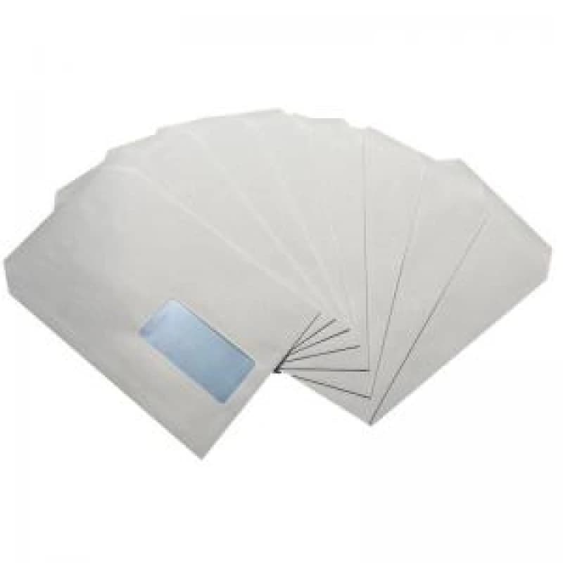 Self Seal C5 Windowed Envelope 90gsm - White (500 Pack)