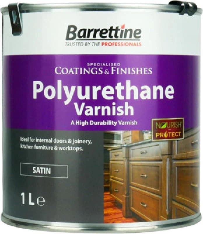 Timco Polyurethane Varnish Satin 1L Pack 1