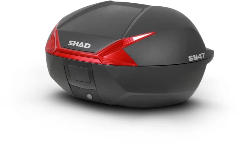 SHAD SH47 Red Topcase, black
