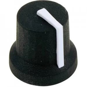 Cliff CL170849BR Knob K87Mbr Black White 6mm D