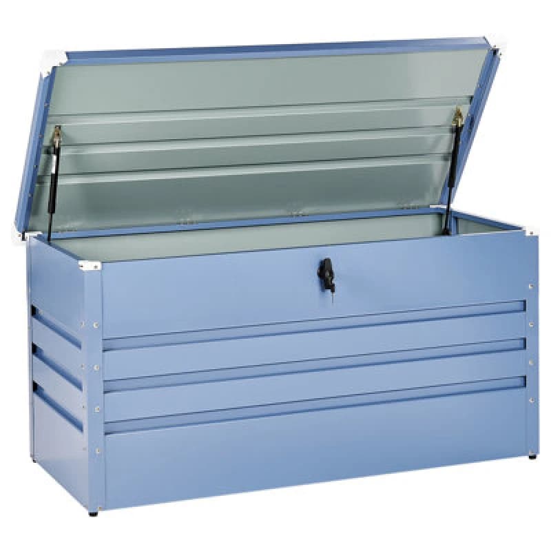Beliani Storage Box Cebrosa 132cm 62cm Blue