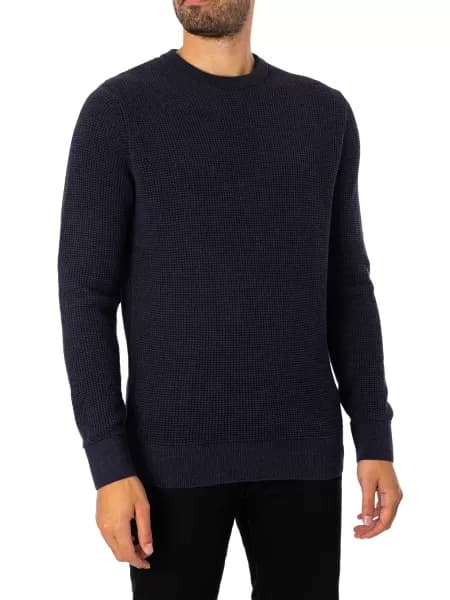Textured Crew Knit
