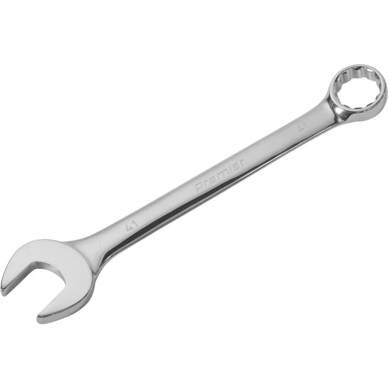 Loops 41mm EXTRA LARGE Combination Spanner - Open Ended & 12 Point Metric Ring Wrench Multi