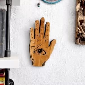 LAZ059 Multicolor Decorative Wooden Wall Accessory