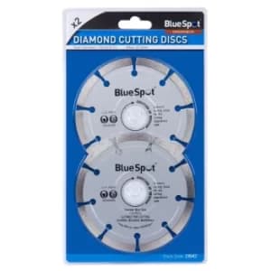 2 Piece 115MM (4.5") Segmented Diamond Dry Cutting Disc
