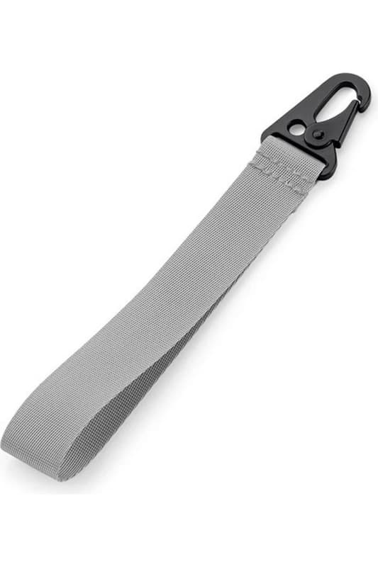 Bagbase Key Clip in Grey Grey Unisex One Size