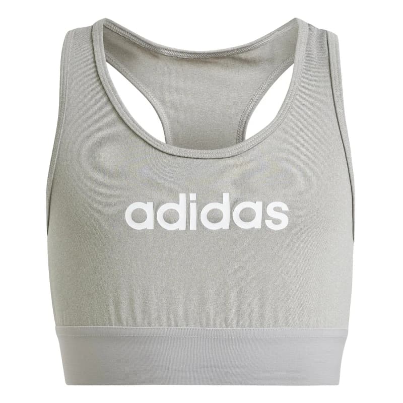 adidas Linear Bra - Grey Grey 7 - 8 Years