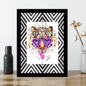 SC0294684323 Multicolor Decorative Framed MDF Painting