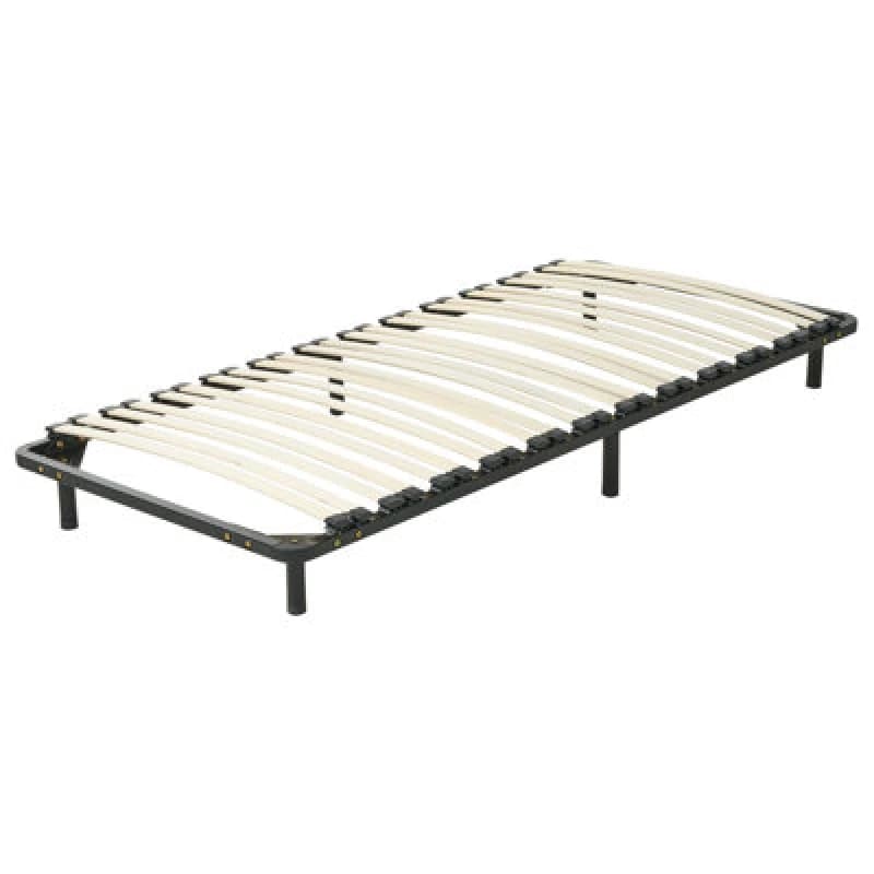 Beliani Freestanding Slatted Bed Base Combourg 90 X 200 Cm (Eu Single)