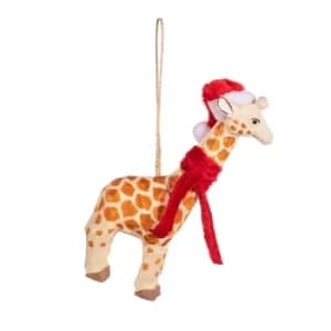 Giraffe Wooden Hanging Decoration