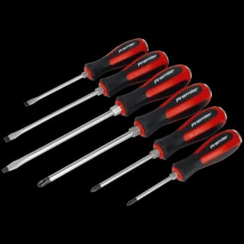 Sealey 6 Piece Hammer Through Screwdriver Set