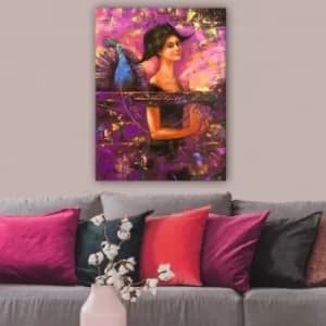 52023929_70100 Multicolor Decorative Canvas Painting