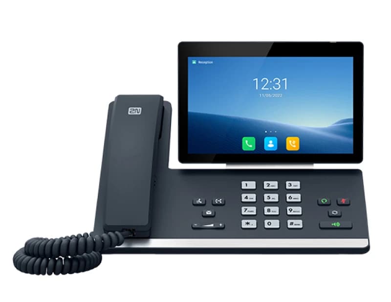 2N D7A IP phone Black LCD WiFi