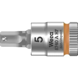 Wera 8740 5 X 28Mm Bit Socket, Hex, Size 5Mm, 28Mm