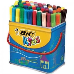 Bic Kids Visa Drum Felt Tips Assorted 84
