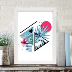 BC619409942 Multicolor Decorative Framed MDF Painting