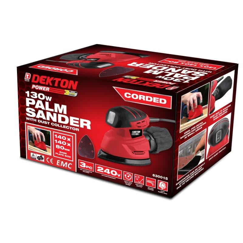 Dekton Palm Sander Red unisex One Size