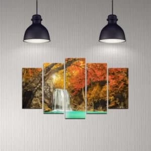 5DMDF-53 Multicolor Decorative MDF Painting (5 Pieces)