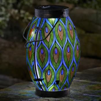 Smart Solar Peacock Lantern