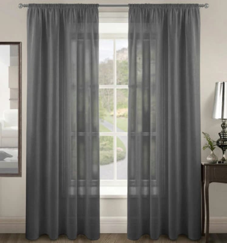 Velosso Riva Slot Top Voile Panel - Charcoal