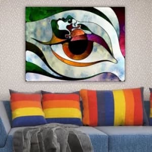 627188573_70100 Multicolor Decorative Canvas Painting