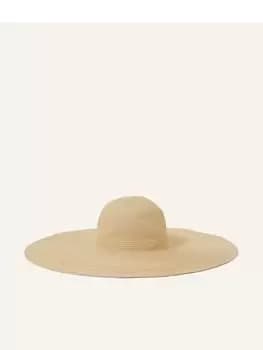 Accessorize Oversized Floppy Hat, Beige, Women