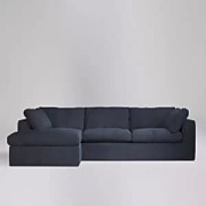 Swoon Seattle House Weave Corner Sofa - Left Hand Side - Corner Sofa - Navy