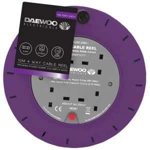 Daewoo 4 Gang 10m Cable Reel