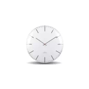 Dome Index Clock - White/35Cm