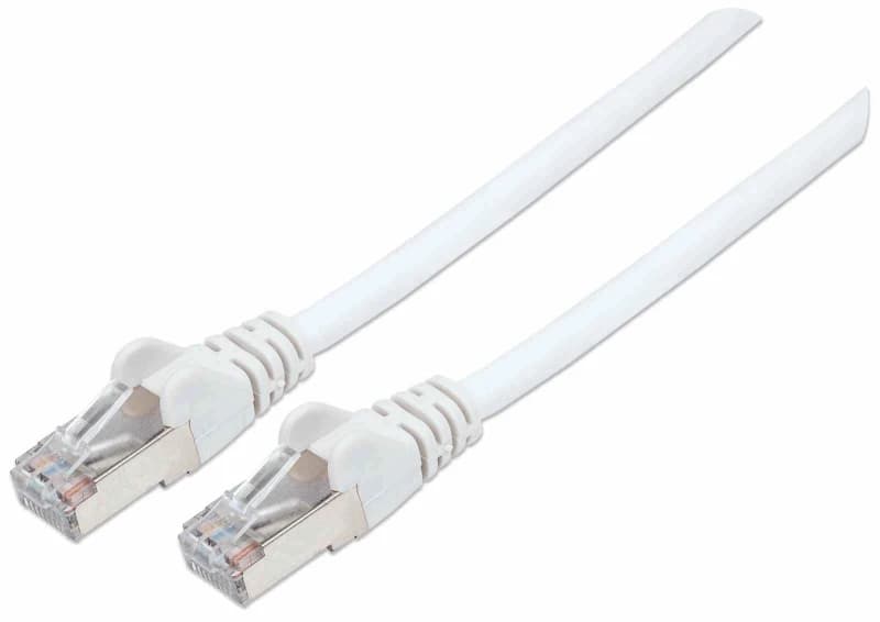 Intellinet Network Patch Cable. Cat7 Cable/Cat6A Plugs. 1m. White. Cop