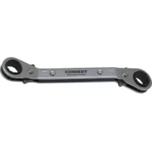 5/8'X11/16' Offset Ratchet Ring Spanner - Kennedy