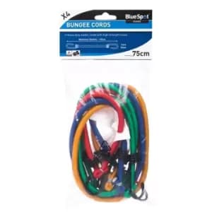 BlueSpot 4 Piece 75cm Bungee Cords