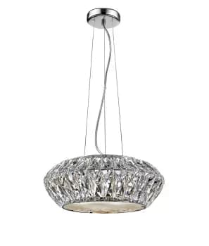 Armel 4 Light LED Chrome Ceiling Fitting