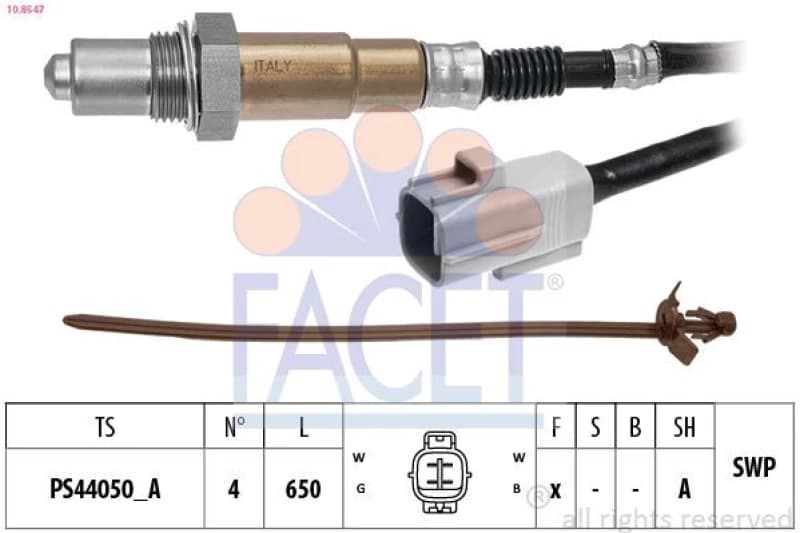 FACET Lambda sensor FACET 10.8547