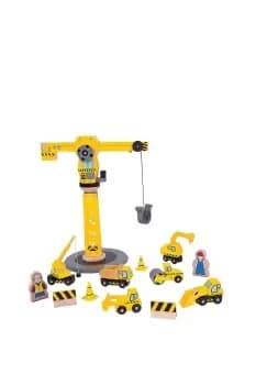 Yellow Crane Construction Set