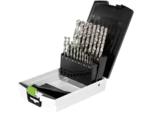 Festool 498981 Twist drill bit case - HSS D 1-10 Sort/19x