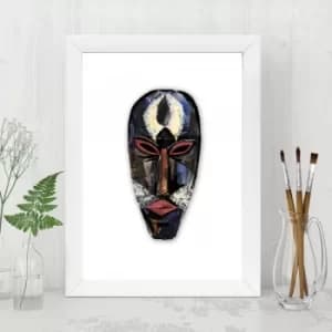 BC117867243414 Multicolor Decorative Framed MDF Painting
